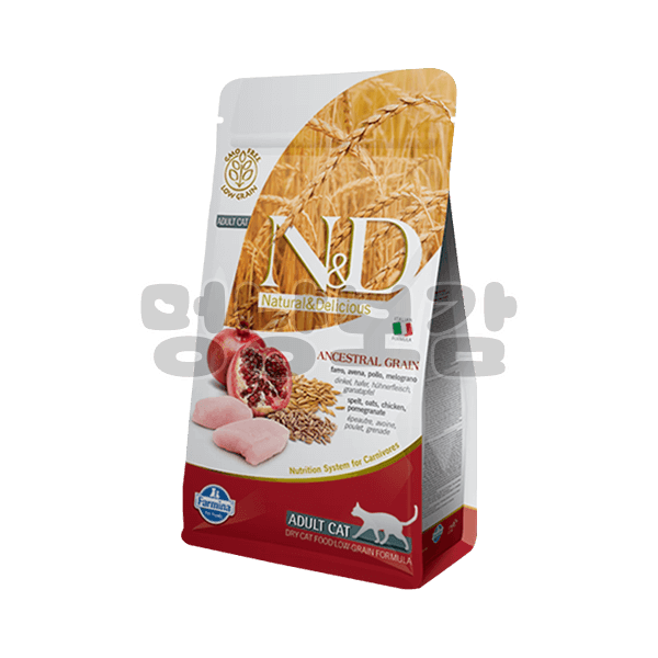 N&D Cat 로우그레인(귀리) 닭고기&석류