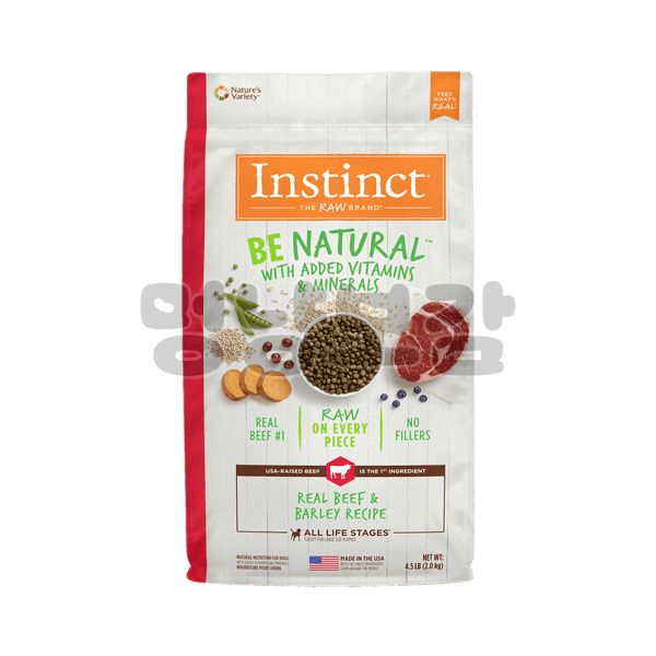 Instinct® Be Natural™ Real Beef & Barley Recipe