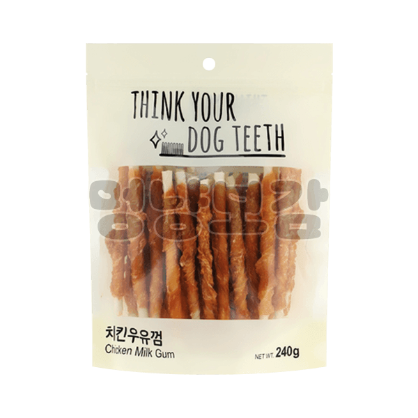 THINK YOUR DOG TEETH 치킨우유껌스틱