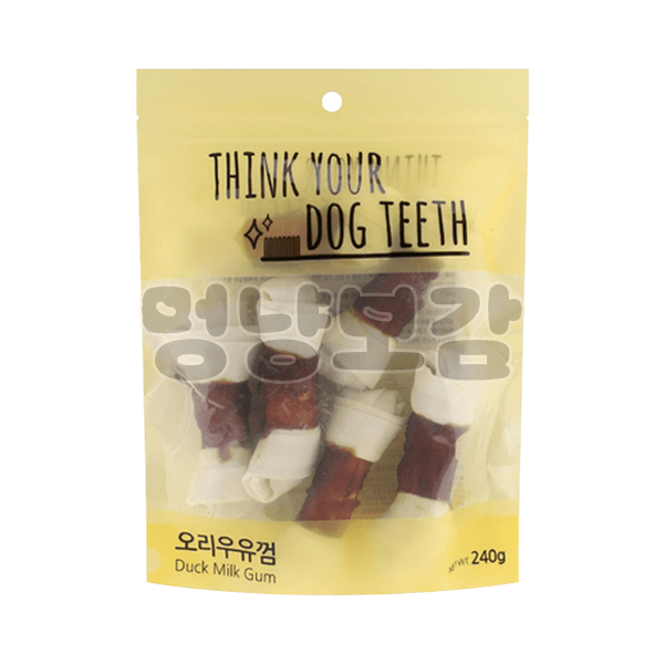 THINK YOUR DOG TEETH 오리딩고 우유껌 중