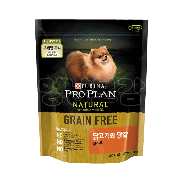 퓨리나 프로플랜 내추럴 그레인 프리 닭고기와 달걀 / 성견용