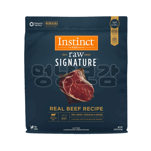 Instinct® Raw Signature™ Frozen Bites Real Beef Recipe