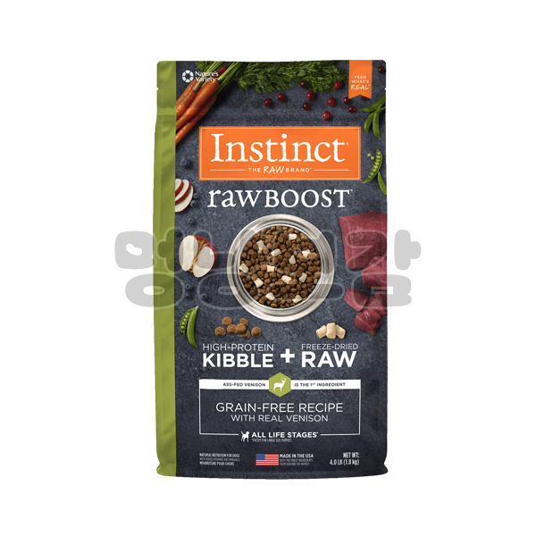 Instinct® Raw Boost® Grain-Free Recipe with Real Venison