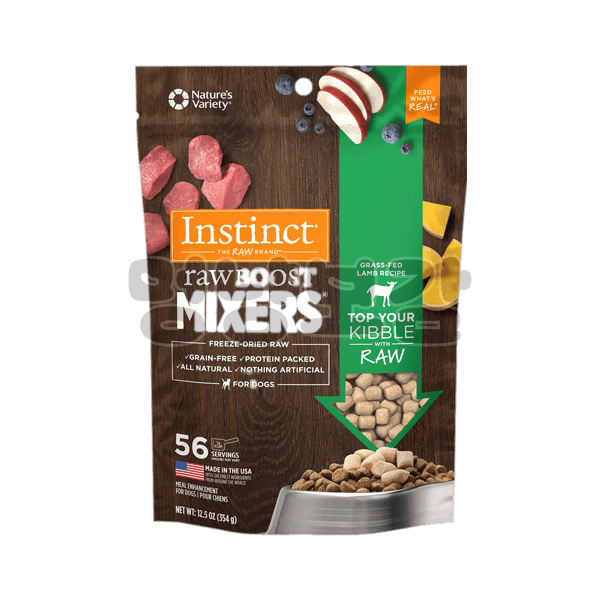 Instinct® Raw Boost Mixers® Grass-Fed Lamb Recipe