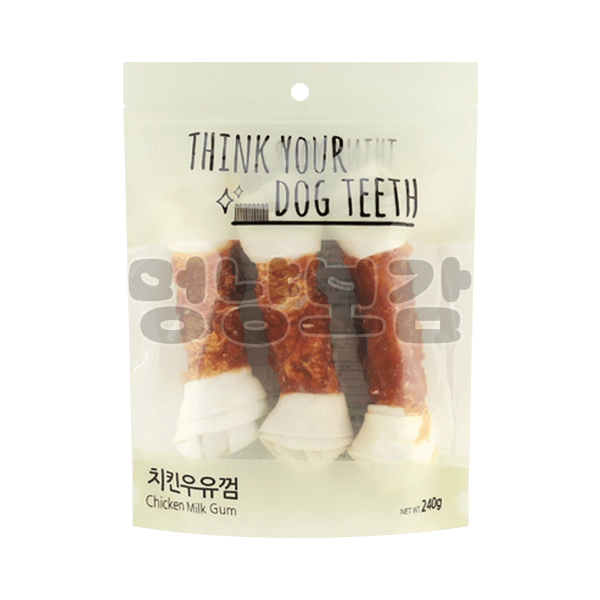 THINK YOUR DOG TEETH 치킨딩고 우유껌 대