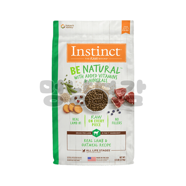 Instinct® Be Natural™ Real Lamb & Oatmeal Recipe