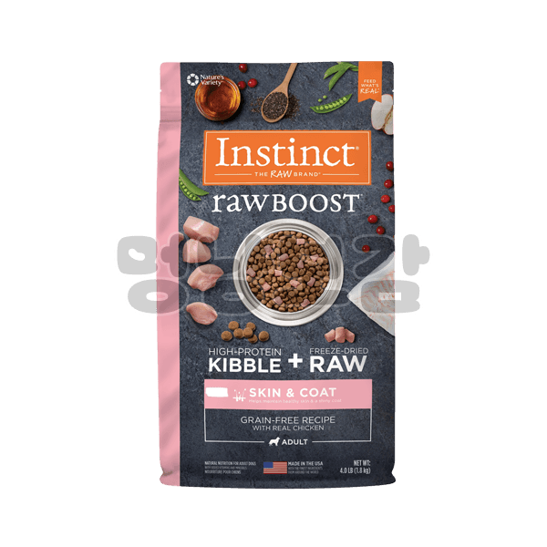 Instinct® Raw Boost® Grain-Free Recipe with Real Chicken for Skin & Coat